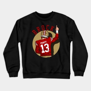 Brock Purdy Comic Style Art Crewneck Sweatshirt